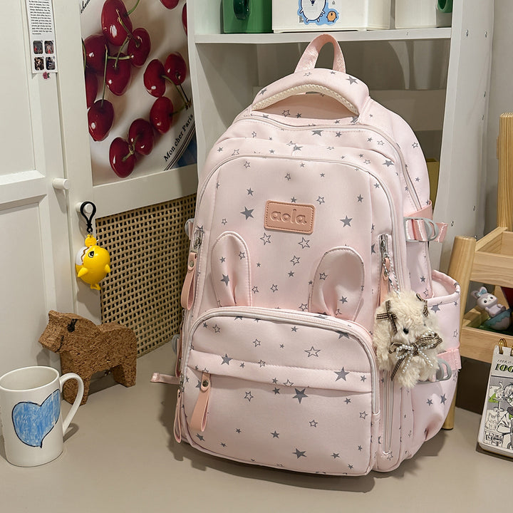 Adorable Bunny-Ear School Backpack Bowlift