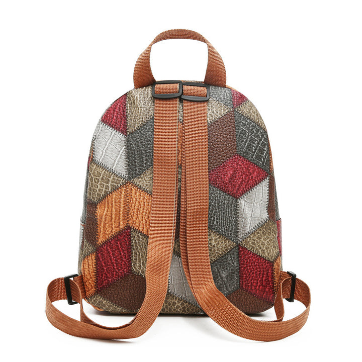 Women's Geometric Patterned Mini Backpack Bowlift
