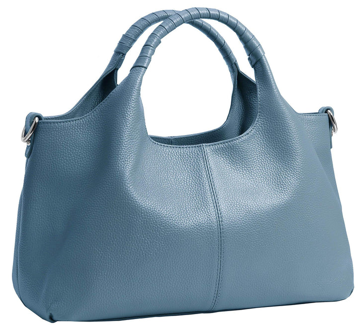 Elegant Leather Handbag Bowlift