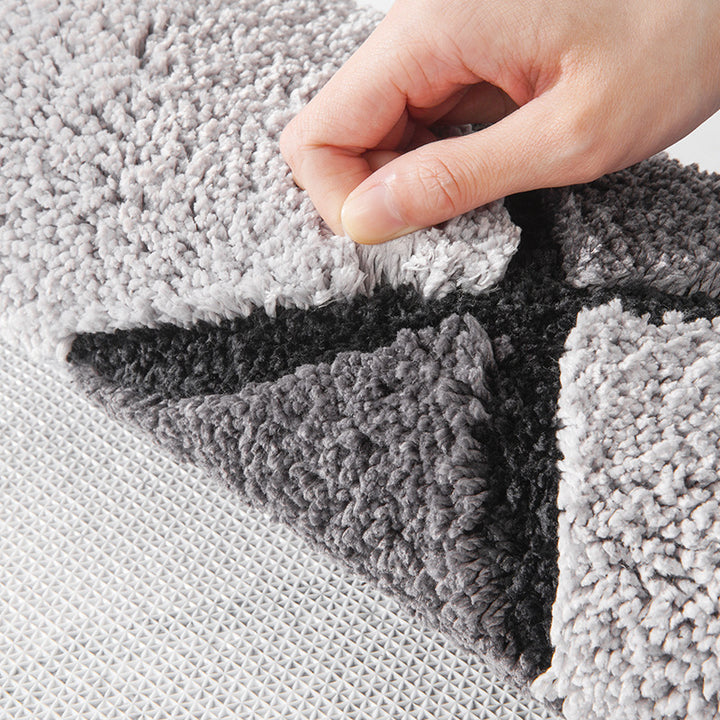 Geometric Pattern Bathroom Mat Bowlift