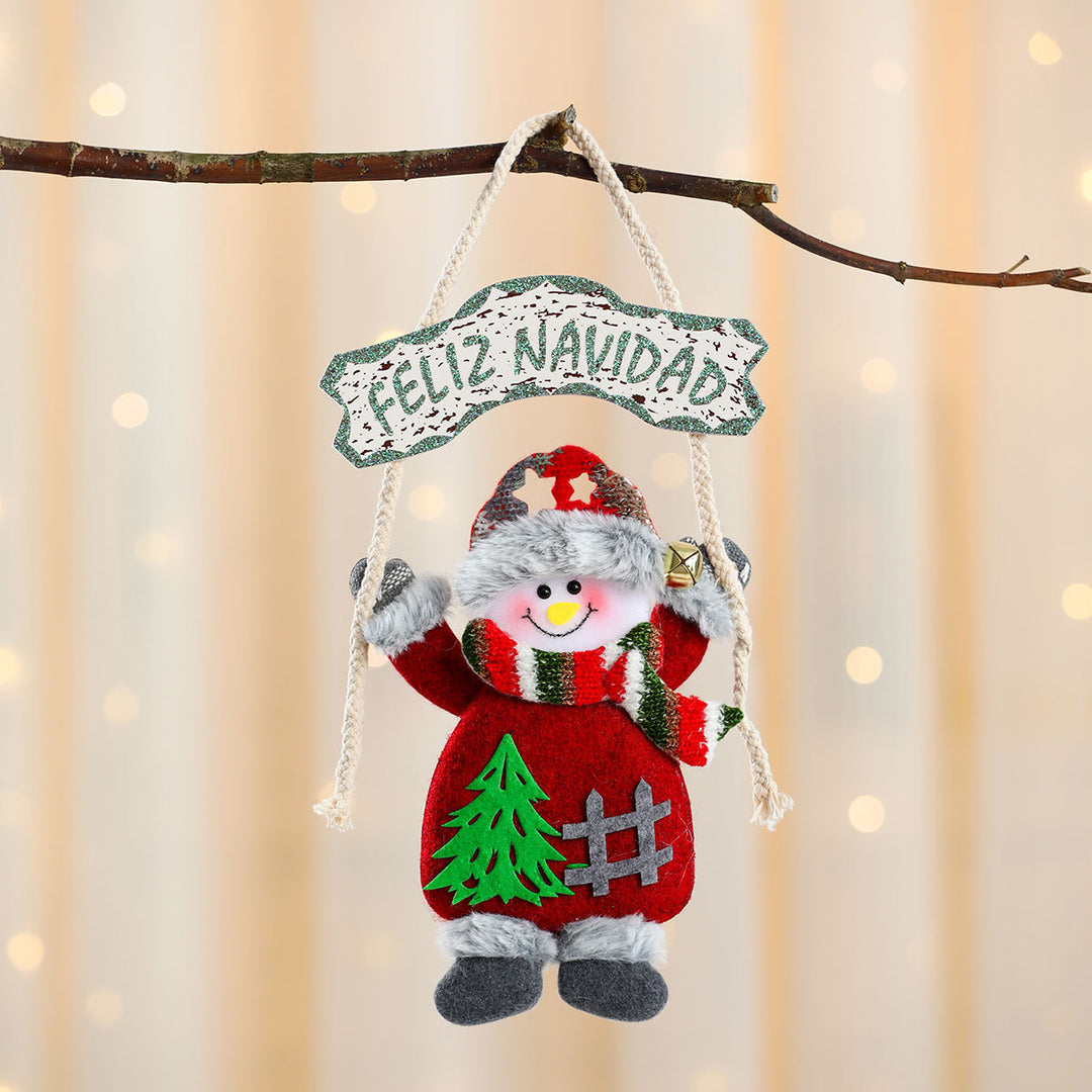 Festive Santa Hanging Ornament Bowlift