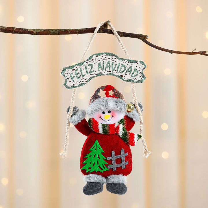Festive Santa Hanging Ornament Bowlift