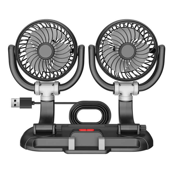 Car Ventilation Fan with Adjustable Airflow Bowlift