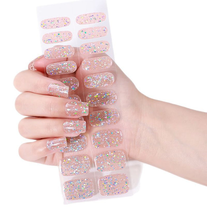 Elegant Glitter Nail Wraps