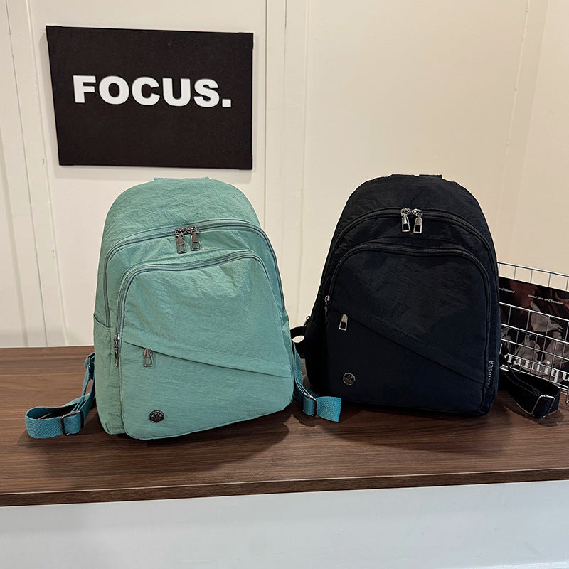 Multi-Compartment Casual Backpack Bowlift
