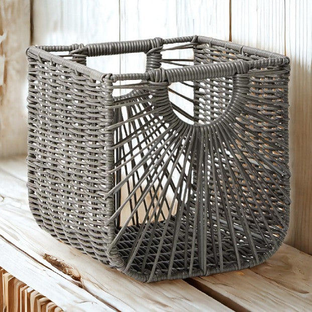 Stylish Woven Storage Cube Basket Bowlift
