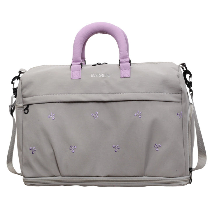 Versatile Embroidered Duffel Bag Bowlift