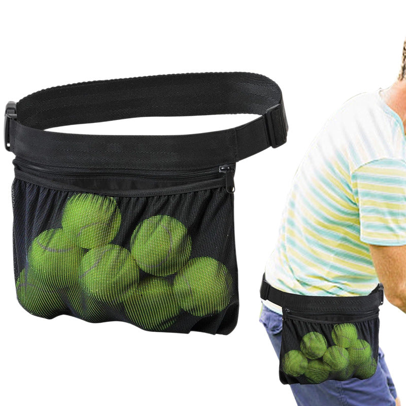 Mesh Utility Waist Apron with Adjustable Buckle Belt Bowlift