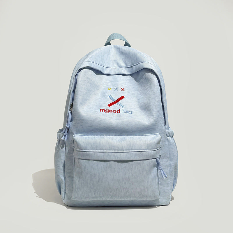 Versatile Multi-Functional Backpack with Embroidered Accents Bowlift