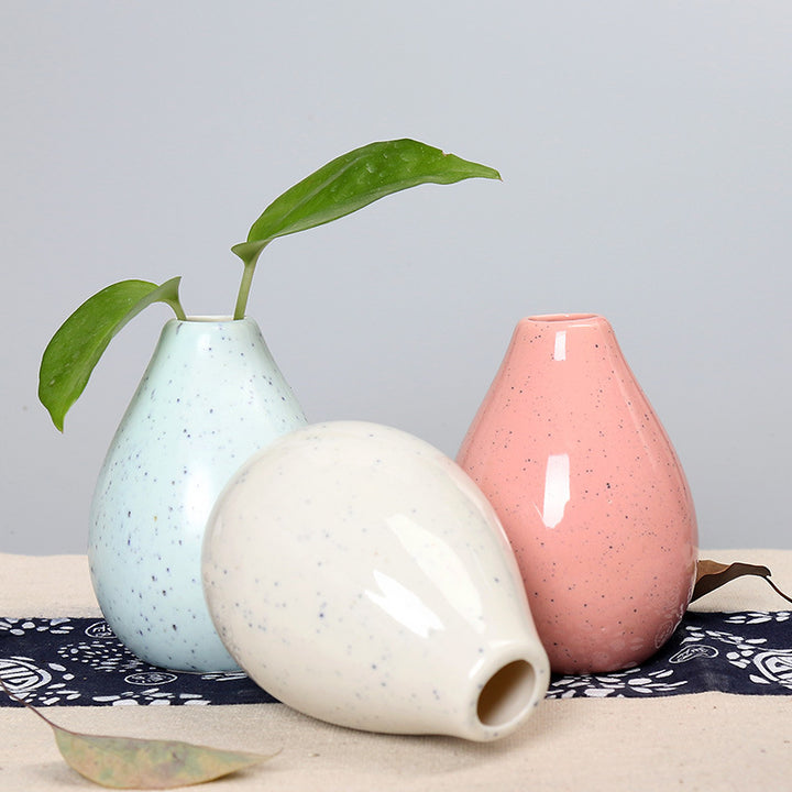 Creative Textured Ceramic Flower Vase Bowlift