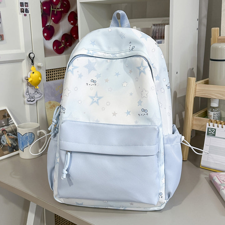 Cute Character-Print Backpack Bowlift