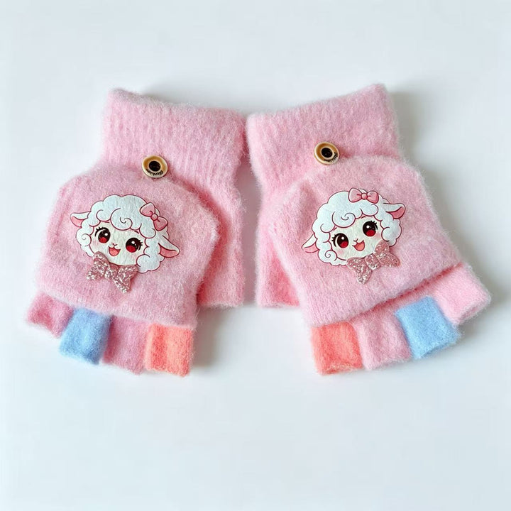 Heart Embellished Fingerless Gloves Bowlift