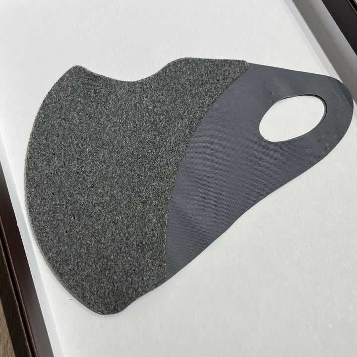 Contoured Neoprene Reusable Face Mask with Breathable Perforated Panel Bowlift