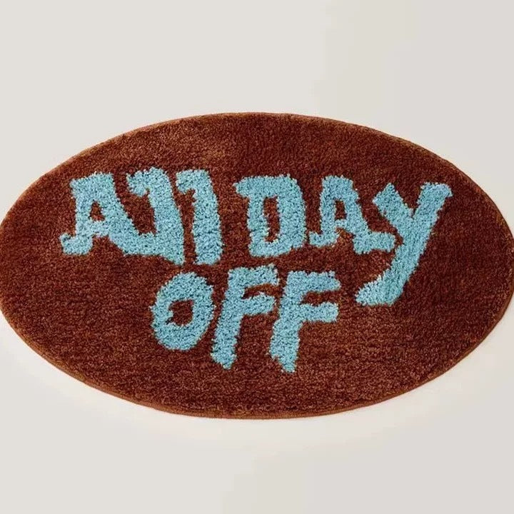 Fun Playful Oval In-home Rug Bowlift