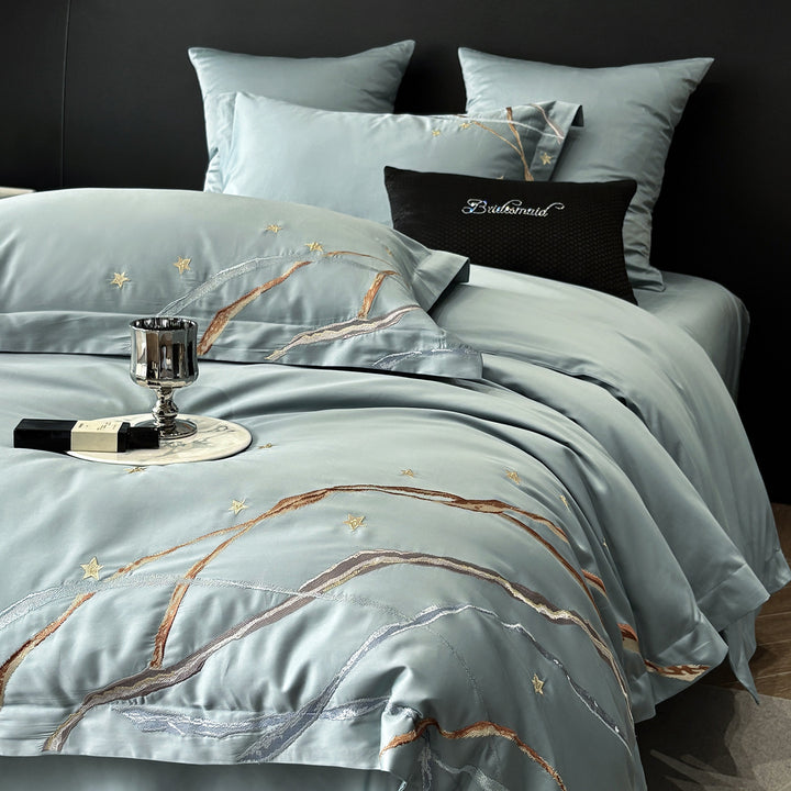 High-quality satin bed linen set