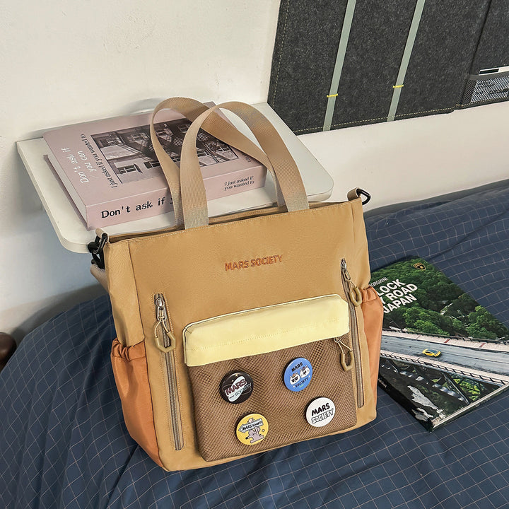 Multi-Compartment Functional Tote Bag Bowlift