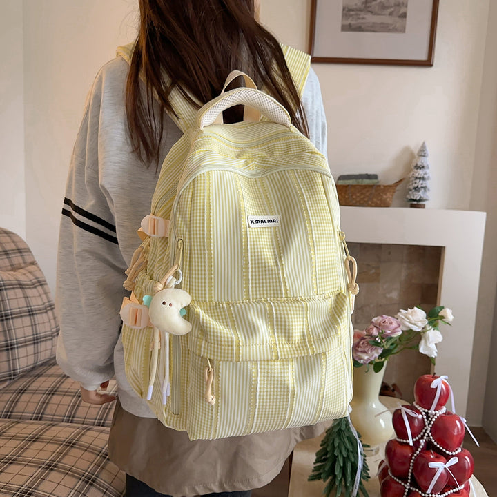 Modern Striped Backpack Bowlift
