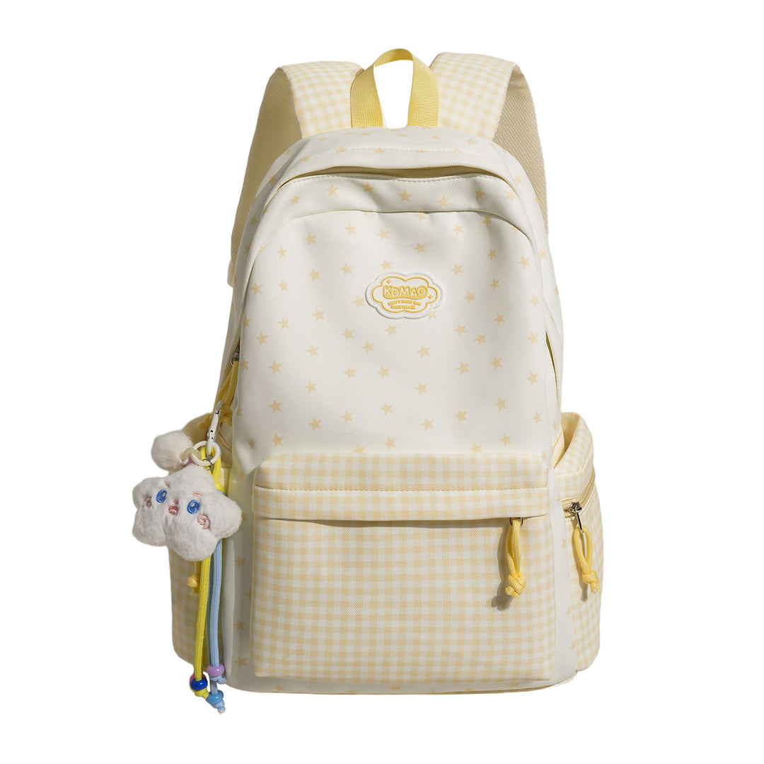 Stylish Star-Print Backpack Bowlift