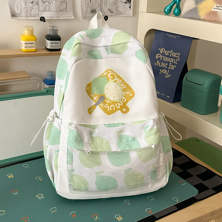 Playful Illustrated Lightweight Backpack Bowlift