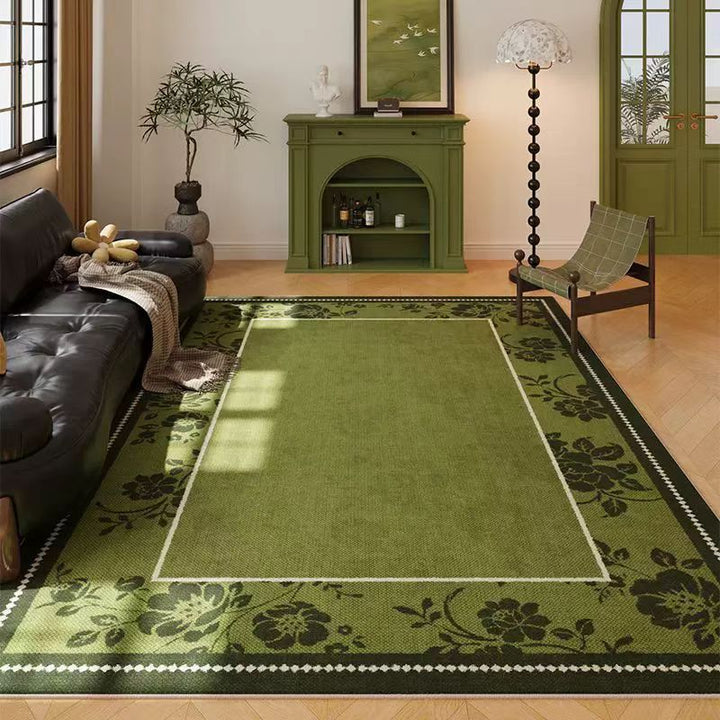 Floral Pattern Area Rug Bowlift