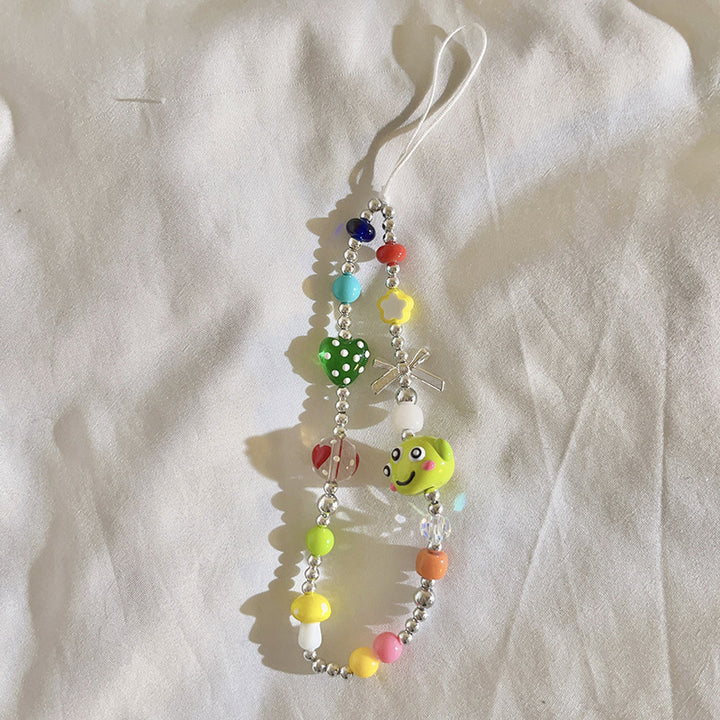 Colorful Beaded Charm Eyewear Holder Bowlift