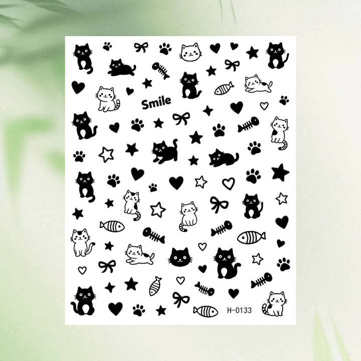 Tropical Fruit-Themed Nail Art Sticker Set
