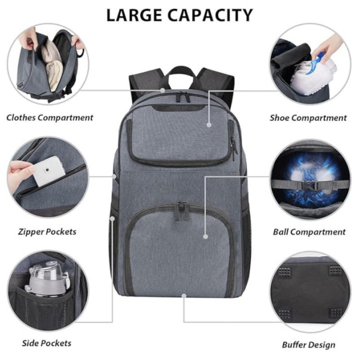 Multi-Purpose Sports Gear Backpack Bowlift