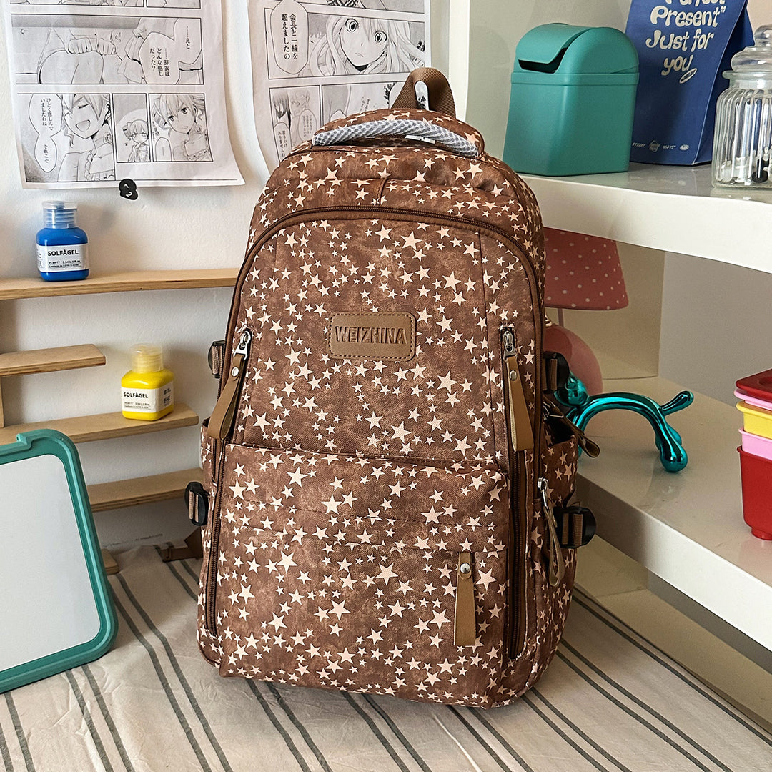 Star-Embellished Backpack Bowlift
