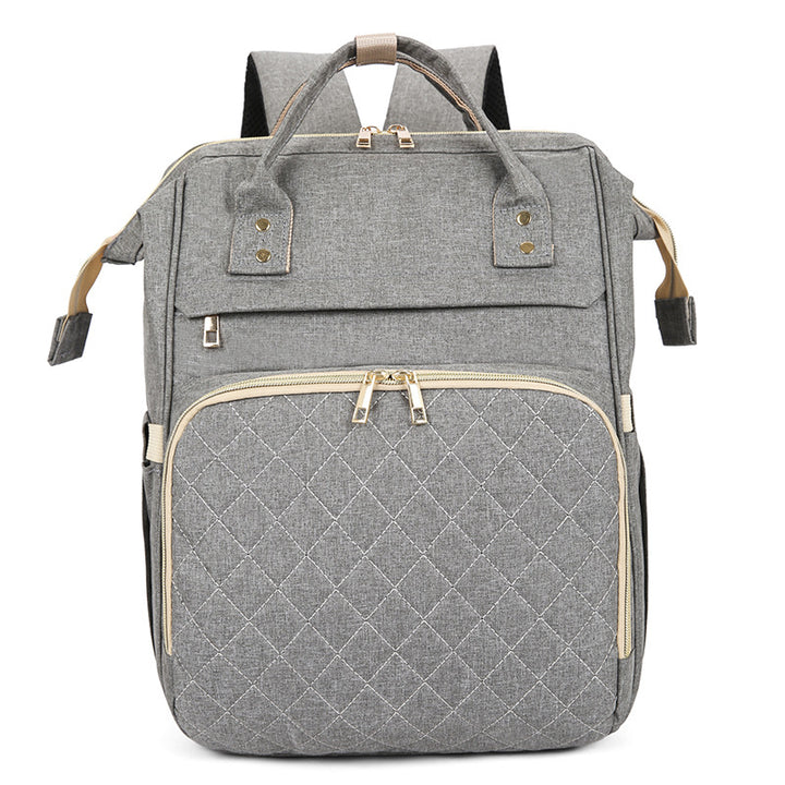 Multi-Functional Quilted Travel Backpack Bowlift