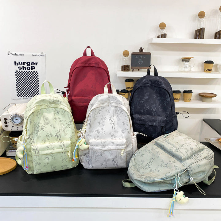 Stylish Floral Print Backpack Bowlift
