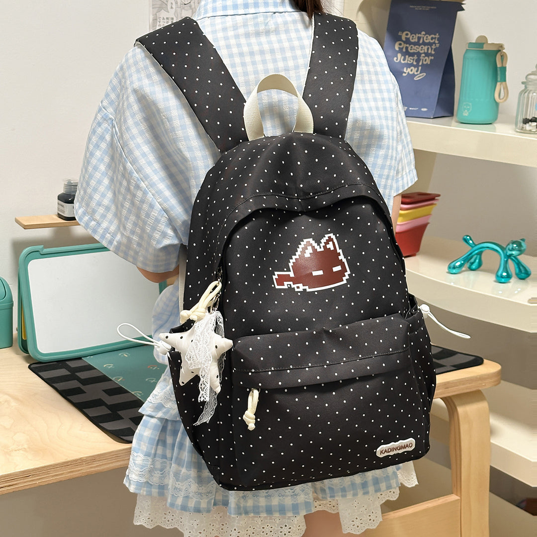 Fun Graphic Print Backpack Bowlift