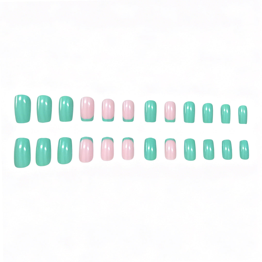 Modern French Tip Nail Art Enhancements Bowlift