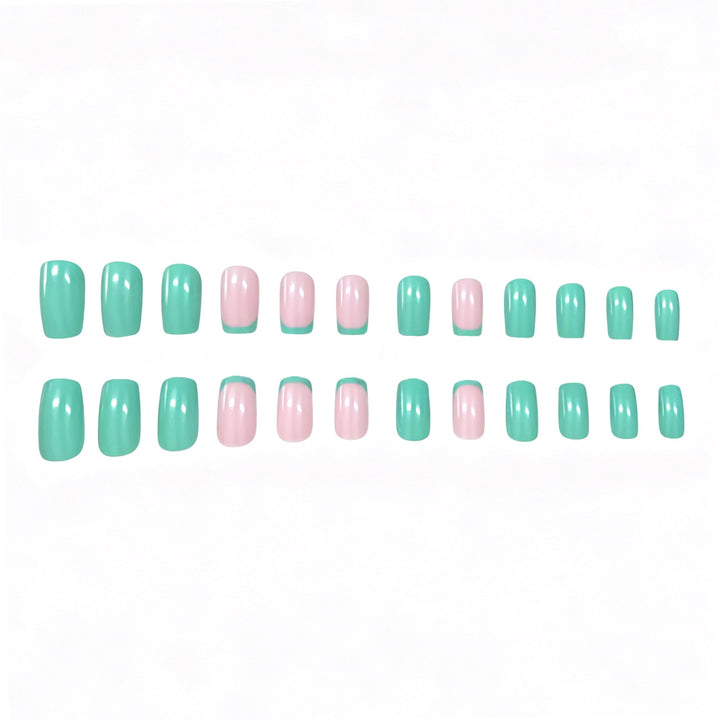 Modern French Tip Nail Art Enhancements Bowlift