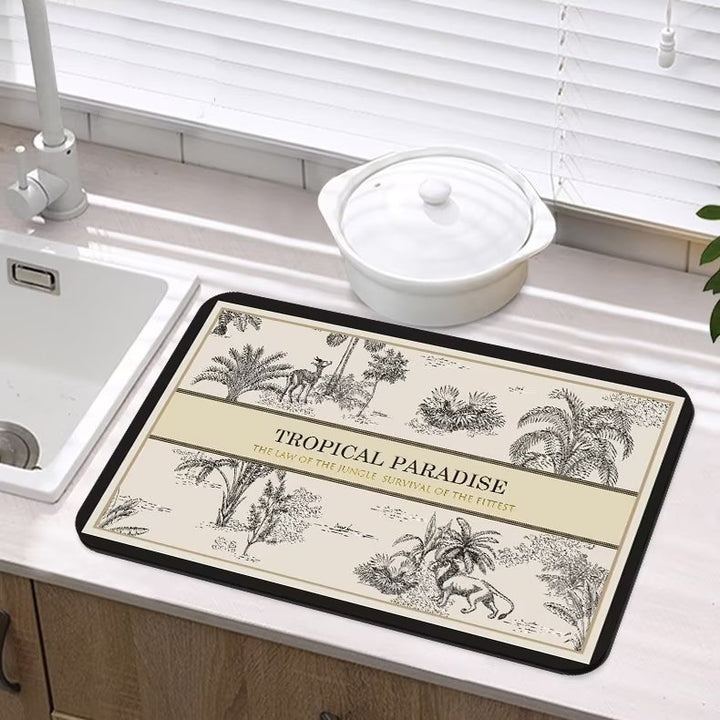 Elegant Floral Dining Table Mat Bowlift