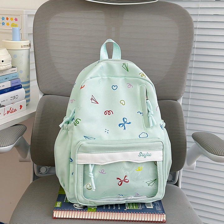 Fun-Themed Casual Backpack Bowlift