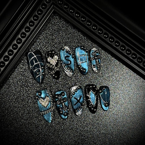 Artistic Themed Press-On Nail Collection