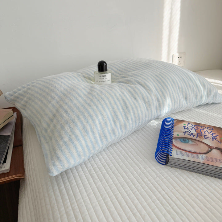 Luxury Striped Velvet Pillow Cover