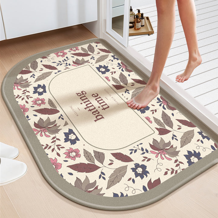 Non-Slip Inspirational Bathroom Mat Bowlift