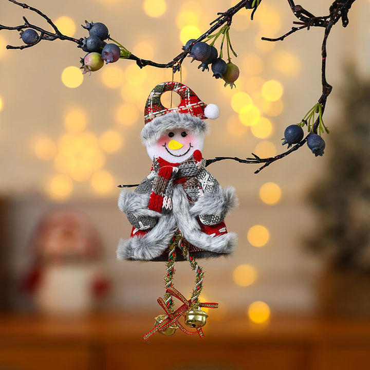 Cute Holiday Snowman Ornament Bowlift