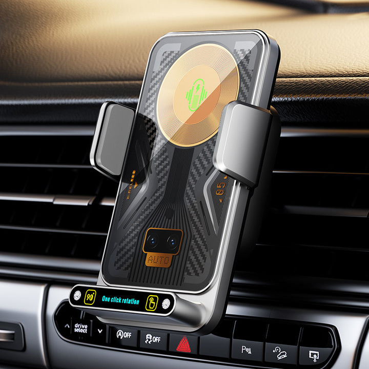360° Rotating Car Phone Mount with One-Handed Operation and Scratch-Resistant Build
