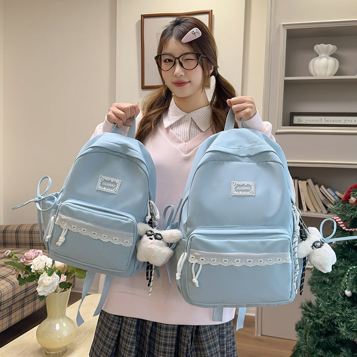 Stylish Compact Mini Backpack with Cute Accents Bowlift