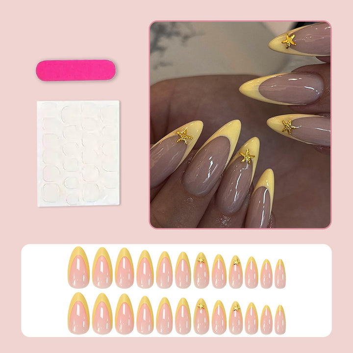 Acrylic Nail Set with Elegant Bows and Glamorous Accent Bowlift