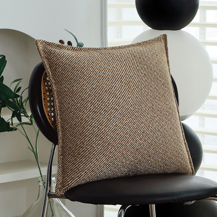 Decorative cushion with fine herringbone structure Bowlift