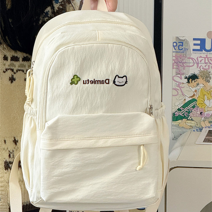 Cute Plush Character-Themed Backpack Bowlift