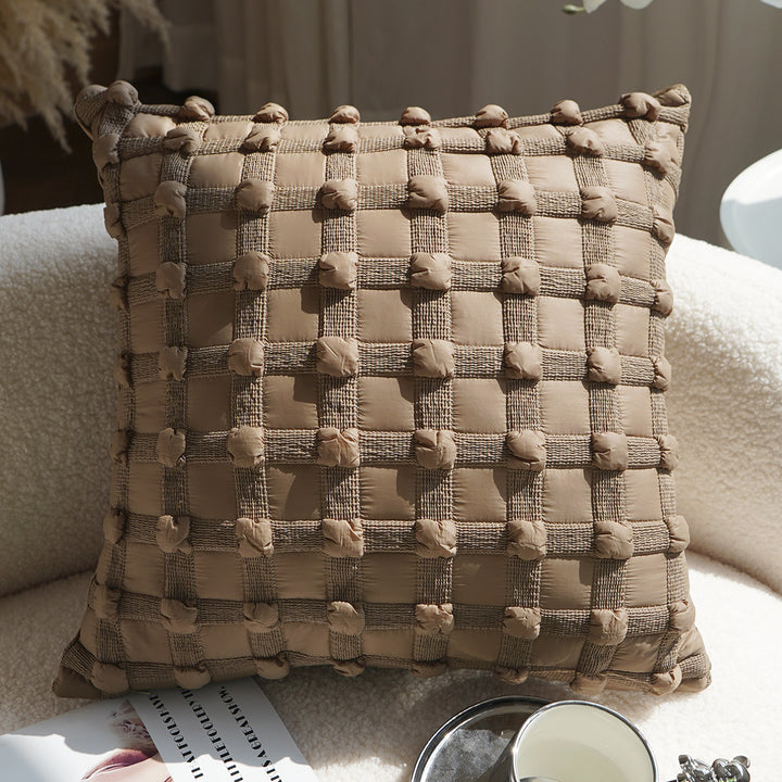 Decorative cushion made of luxurious faux fur