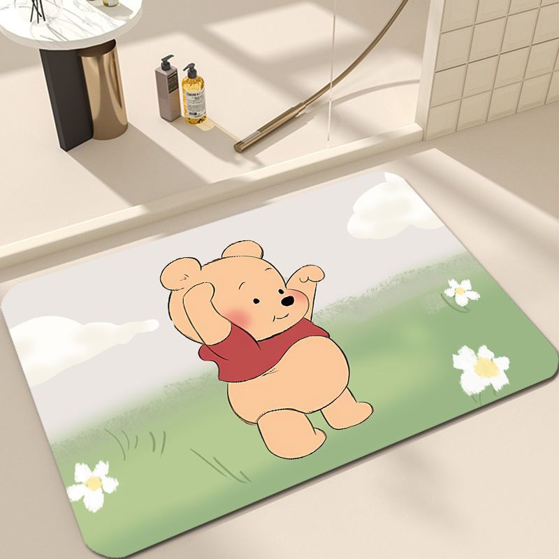 Playful Cartoon-Themed Doormat Bowlift