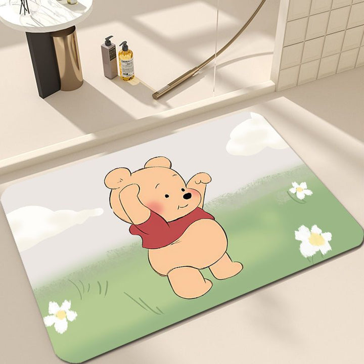 Playful Cartoon-Themed Doormat Bowlift