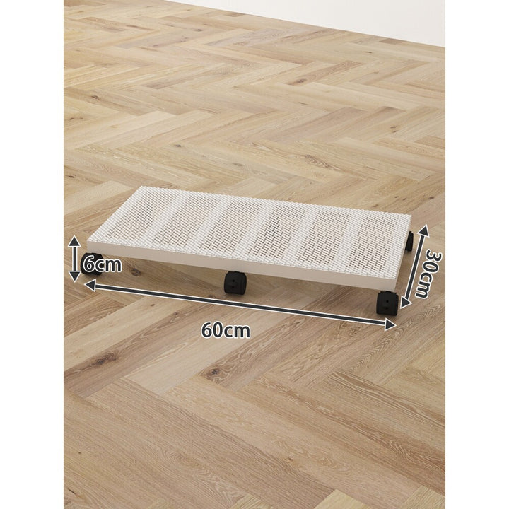 Heavy-Duty Rolling Plant Pot Dolly with Locking Casters