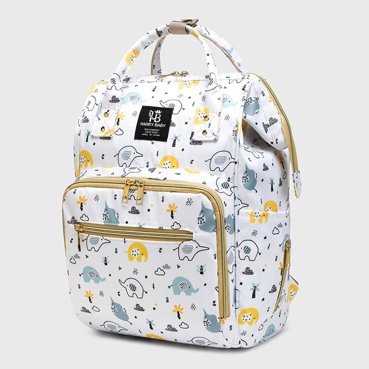 Fun Dinosaur Print Diaper Backpack Bowlift