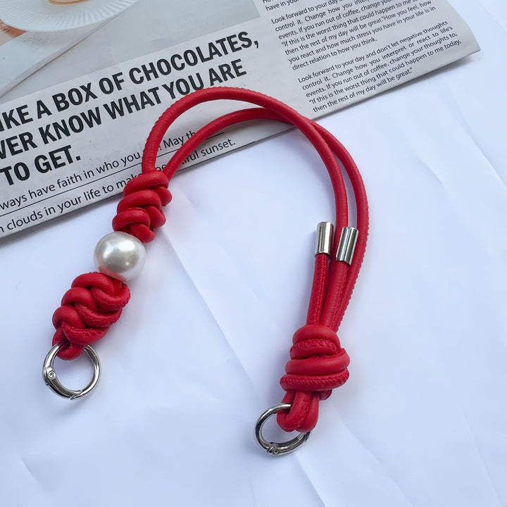 Elegant Braided Keyring Strap Bowlift